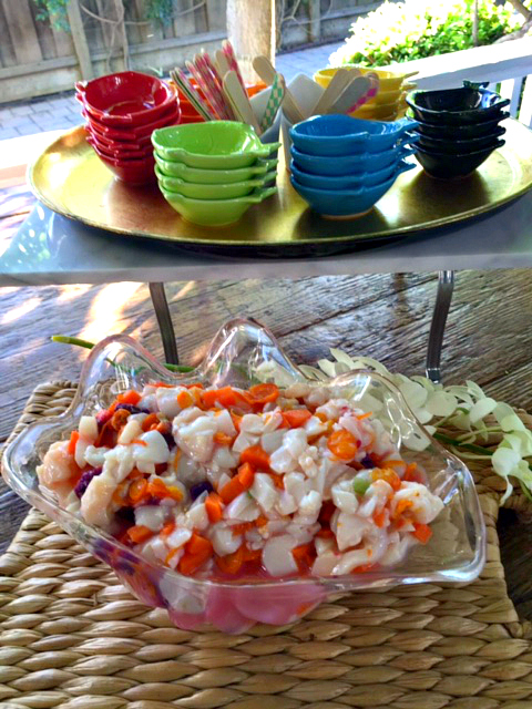 Ceviche Tasting Station